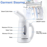 LOGROTATE Garment Steamer 120ML Mini Fabric Steamer with 45-Second Heat-up Powerful Little Portable Hand Clothes Steamer&Small Handheld Steamers for Clothes-New Design Travel Steamer for Home&Travel