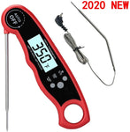 ORDORA Digital Meat Thermometer Oven Safe with Dual Probe, Instant Read Food Thermometer with Backlight, Magnet, Auto Calibration for Indoor & Outdoor Cooking, BBQ, Grill, Kitchen, Milk, Turkey