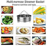 Esjay Accessories Set for Instant Pot-Fits 5,6,8Qt Instant pot Pressure Cooker,5-Pcs with Steamer Basket/Egg Steamer Rack/Egg Bites Molds/Non-stick Springform Pan/Kitchen Tongs,Best Gift Idea