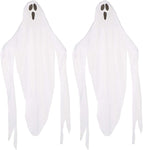 Halloween Indoor Outdoor Decoration - Set of 2 Giant Hanging Ghosts