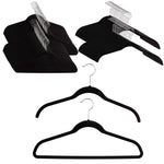 Joy Mangano (80 Count Huggable Hangers Slim Felt Velvet Hangers Space Saving Coat Hanger Non Slip