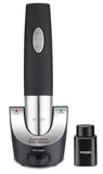 Waring Pro WO50B Cordless Wine Opener with Vacuum Sealer and Foiler Cutter, Black