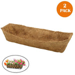 24 inch Coco Liner for planters Replacement Liner Rectangle Basket -2pcs