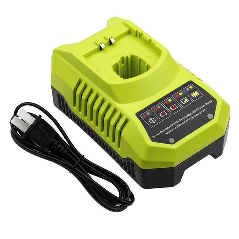 P117 Charger Dual Chemistry for Ryobi 18V 14.4V 12V 9.6V Battery Lithium Ni-Cd Ni-Mh P100 P102 P103 P104 P105 P107 P108