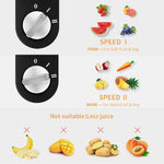 ELEHOT Juicer Machine Juice Extractor 800 Watt Wide Mouth Stainless Steel Dual-Speed Centrifugal Juicer for Fruits and Vegetable