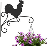 Worth Garden Decorative Outdoor Iron Wall-Mount Plant Hook for Flowers and Plants to add to Your Home - Garden or Patio