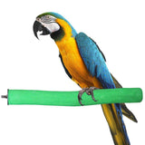 KinTor Bird Perch Rough-surfaced Nature Wood Stand Toy Branch for Parrots Colors Vary