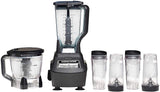 Ninja Mega Kitchen System (BL770) Blender/Food Processor with 1500W Auto-iQ Base, 72oz Pitcher, 64oz Processor Bowl, (2) 16oz Cup for Smoothies, Dough & More