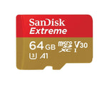 SanDisk Extreme 128GB microSDXC UHS-3 Card - SDSQXAF-128G-GN6MA [Newest Version]