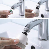 Kitchen Water Saver Tap 360 Degrees | Rotatable Swivel Faucet Nozzle Filter Adapter for Home, Restaurant & Hotel {2-Pack}
