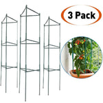 EasyGO Products EGP-GARD-020 Cages – Stakes-Vegetable Trellis-3 Pack Tomato Plant