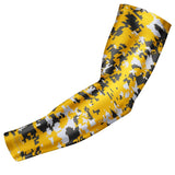 bucwild Sports Compression Arm Sleeve - Youth & Adult Sizes - Baseball Football Basketball Sports (1 Arm Sleeve)