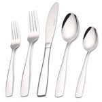 Matte Black Silverware Set, Satin Finish 20-Piece Stainless Steel Flatware set, Tableware Cutlery Set Service for 4,Utensils for Kitchens, Dishwasher Safe