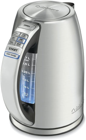 Cuisinart CPK-17 PerfecTemp 1.7-Liter Stainless Steel Cordless Electric kettle, 1.7 L, Silver