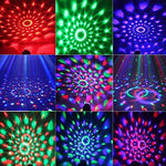 Sound Activated Party Lights with Remote Control Dj Lighting, RBG Disco Ball, Strobe Lamp 7 Modes Stage Par Light