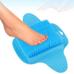 Shower Foot Scrubber Bath Brush, Free Hanging Hooks, Foot Brush Bristles Deep Clean, Hard Dead Rough Dry Skin Callus Exfoliate Stimulate Feet Cleaner Scrub Massager Spa...