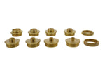 DCT Brass Router Template Guides Bushing 8-Piece Set and 2 BONUS Lock Nuts - Porter-Cable Guide Bushings 5/16 to 1 Inch