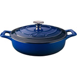 La Cuisine PRO Saute 3.75 Qt Enameled Cast Iron Covered Dutch Oven, Red