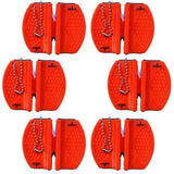 SiliSlick Bundle of 6. 2 Stage Portable Knife Sharpener. Tungsten and Ceramic blades for Complete and accurate sharpening