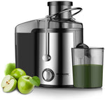 Homeleader Juicer Juice Extractor 3 Speed Centrifugal Juicer with Wide Mouth, for Fruits and Vegetables, BPA-Free