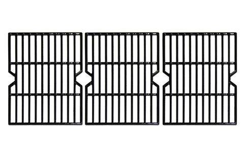 Hongso PCA593 Porcelain Coated Cast Iron Cooking Grid Replacement for Uniflame GBC1059WB, Uniflame GBC1059WE-C, Backyard Grill BY12-084-029-98 and Other Gas Grill Models, Set of 3