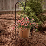 Sorbus® Shepherd's Hooks - Set of 4 Extendable Garden Planter Stakes for Bird Feeders, Outdoor Décor, Plants, Lights, Lanterns, Flower Baskets, and More! Heavy Duty (4 Pack)