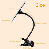 Gosear Office Clip On Cubicle Mirror, Computer Rearview Mirror, Convex Mirror for Personal Safety and Security Desk Rear View Monitors or Anywhere (Rectangle)