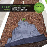 ECOgardener Premium 5oz Pro Garden Weed Barrier Landscape Fabric Durable & Heavy-Duty Weed Block Gardening Mat, Easy Setup & Superior Weed Control, Eco-Friendly & Convenient Design, 3ft x 50ft