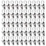 Teenitor 50 PCS Stainless Steel Curtain Clips with Hook for Curtain, Photos, Home Decoration Outdoor Party Wire Holder