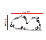 WOTOY 3 Pcs Snoopy Shape Cookie Cutter - Stainless Steel