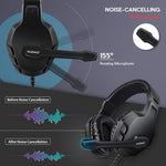 Modohe NUBWO Gaming Headset Mic for Xbox one PS4 Controller, Skype PC Stereo Gamer Headphones with Microphone Computer Xbox one s Playstation 4 Xbox 1 x Games