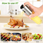 Olive Oil Spritzer Sprayer Bottle for Cooking - Dispensers/Mister Bottle for Pan/Grill/BBQ/Cooking/Air Fryer/Salad/Roasting/Bread