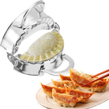 Dumpling Mold - Dumpling Maker/Press Stainless Steel Empanada Press/Pie Ravioli Dumpling Wrappers Maker Kitchen Accessories (3.74" Small) by HOKICHEN