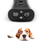 LAKA Ultrasonic Dog Repeller,Dog Bark Control Device,Anti Barking Deterrents Silencer Stop Barking Bark, Electronic Dog Trainner with LED Flashlight