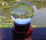 SunAngel lensball with Stand and Pouch, K9 Crystal Sphere Ball with Microfiber Pouch,Crystal Photography Lens Ball(80mm/3.15" with Stand and Pouch)