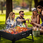 Morpilot Barbecue Charcoal Grill Folding Portable Lightweight BBQ Tools for Outdoor Cooking Picnics Camping Hiking Tailgating Backpacking