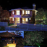 Roll over image to zoom in YMING Christmas Laser Lights Outdoor Projector with RF Wireless Remote, Including 8 Patterns, Class IIIA, 2.0mW Power, for Landscape Garden Holiday Party