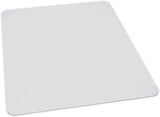 ES Robbins 124381 Chair Mat Extra-High Pile Carpet, 46"x60", Beveled Edge