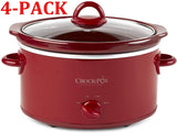 Crockpot Red SCV401-TR 4-Quart Manual Slow Cooker