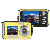 Underwater Camera Full Hd 1080P Waterproof Digital Camera 24.0MP Underwater Digital Camera Dual Screen Point and Shoot Waterproof Camera (E1)