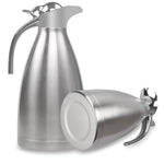 68 Oz Stainless Steel Thermal Coffee Carafe Double Wall Vacuum Insulated with Press Button Silver by FULITY