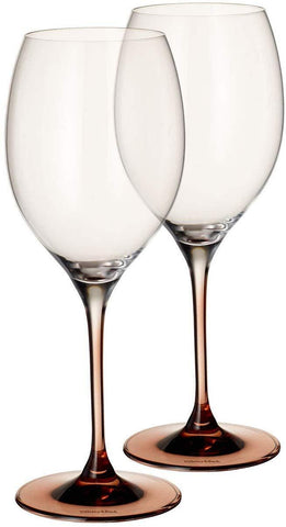 Villeroy & Boch 1137938117 Manufacture Glass Bordeaux Goblet : Set of 2, 10 in/22oz, Clear