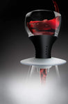 Andre Lorent Epicureanist Trilux Wine Aerator, Clear/Black, 8-Oz.