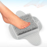 Shower Foot Scrubber Bath Brush, Free Hanging Hooks, Foot Brush Bristles Deep Clean, Hard Dead Rough Dry Skin Callus Exfoliate Stimulate Feet Cleaner Scrub Massager Spa...