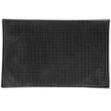 BonBon Professional 18" x 12" Rubber Bar Service Mat with Trim (2 Pack)