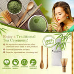 Matcha set included matcha whisk (Chasen) matcha scoop (Chashaku) and matcha spoon Traditional Handmade matcha starter kit easy turns organic matcha green tea powder into ceremonial matcha tea