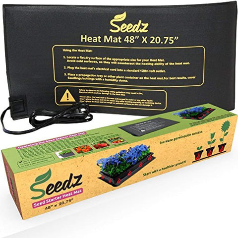 LATEST EDITION Seed Starter Heat Mat - Waterproof Seedling Heat Mat for Your Home Garden, 48”x20.75”