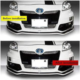 Front Lip ,HengJia Auto Parts 2.5m/8.2ft Car carbon fiber front lip,Front Bumper Lip ,Carbon Lip ,Side Skirt, front lip spoiler 100% waterproof protection(Carbon black)