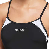 BALEAF Women's Athletic Training Adjustable Strap One Piece Swimsuit Swimwear Bathing Suit