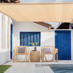 PATIO WATCHER 13' x 20' Rectangle Sun Sail Shade UV Block Shade Sail Perfect for Outdoor Patio Garden Sand